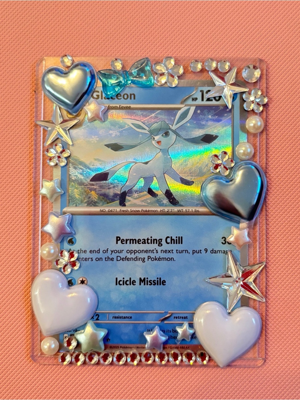 Custom pokemon top loader & Glaceon